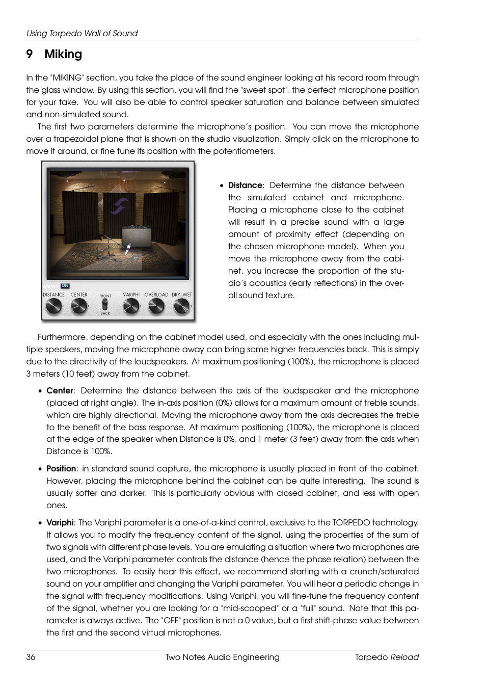 Miking, 9miking | Two Notes Reload User Manual | Page 36 / 51