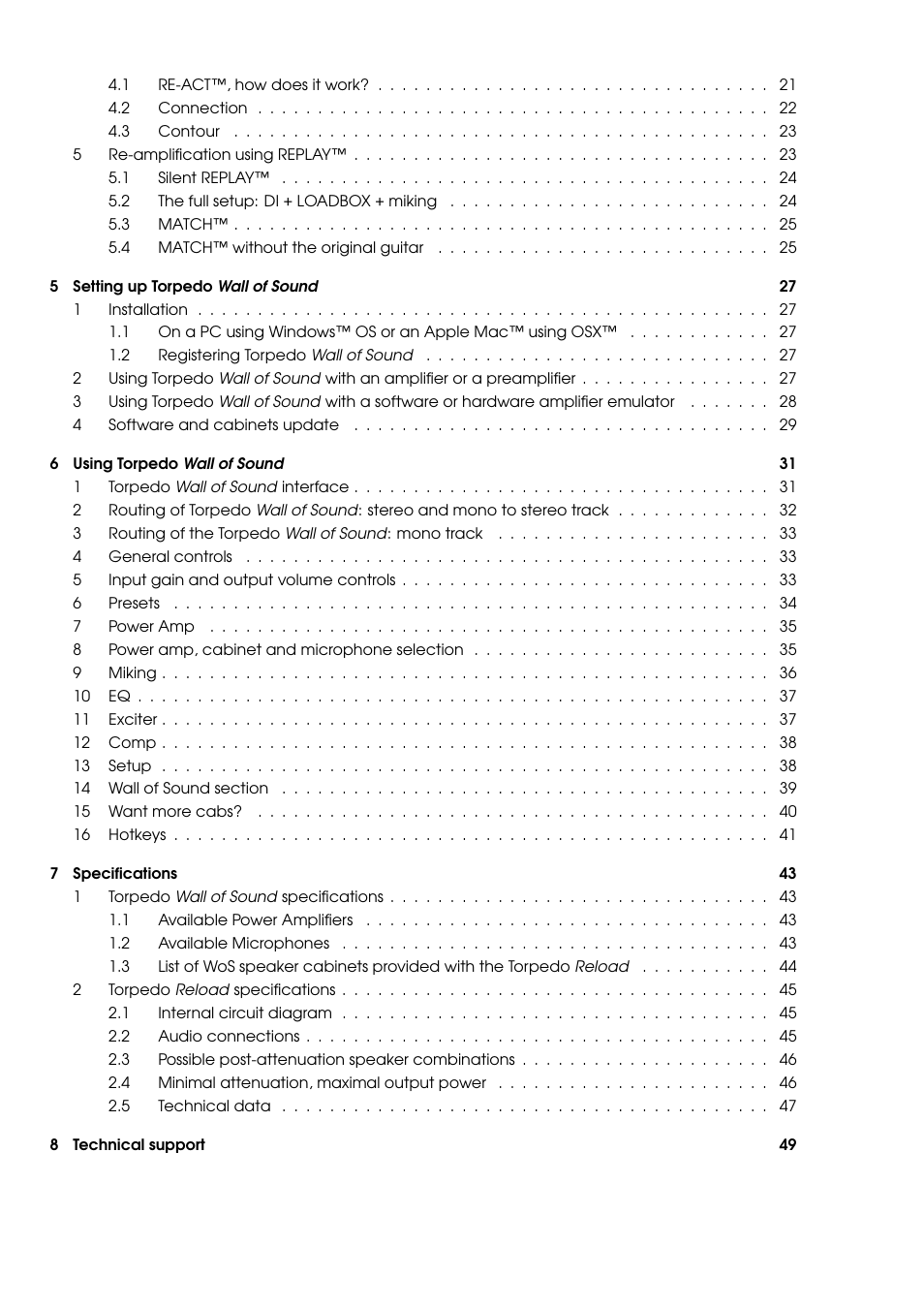 Two Notes Reload User Manual | Page 6 / 51