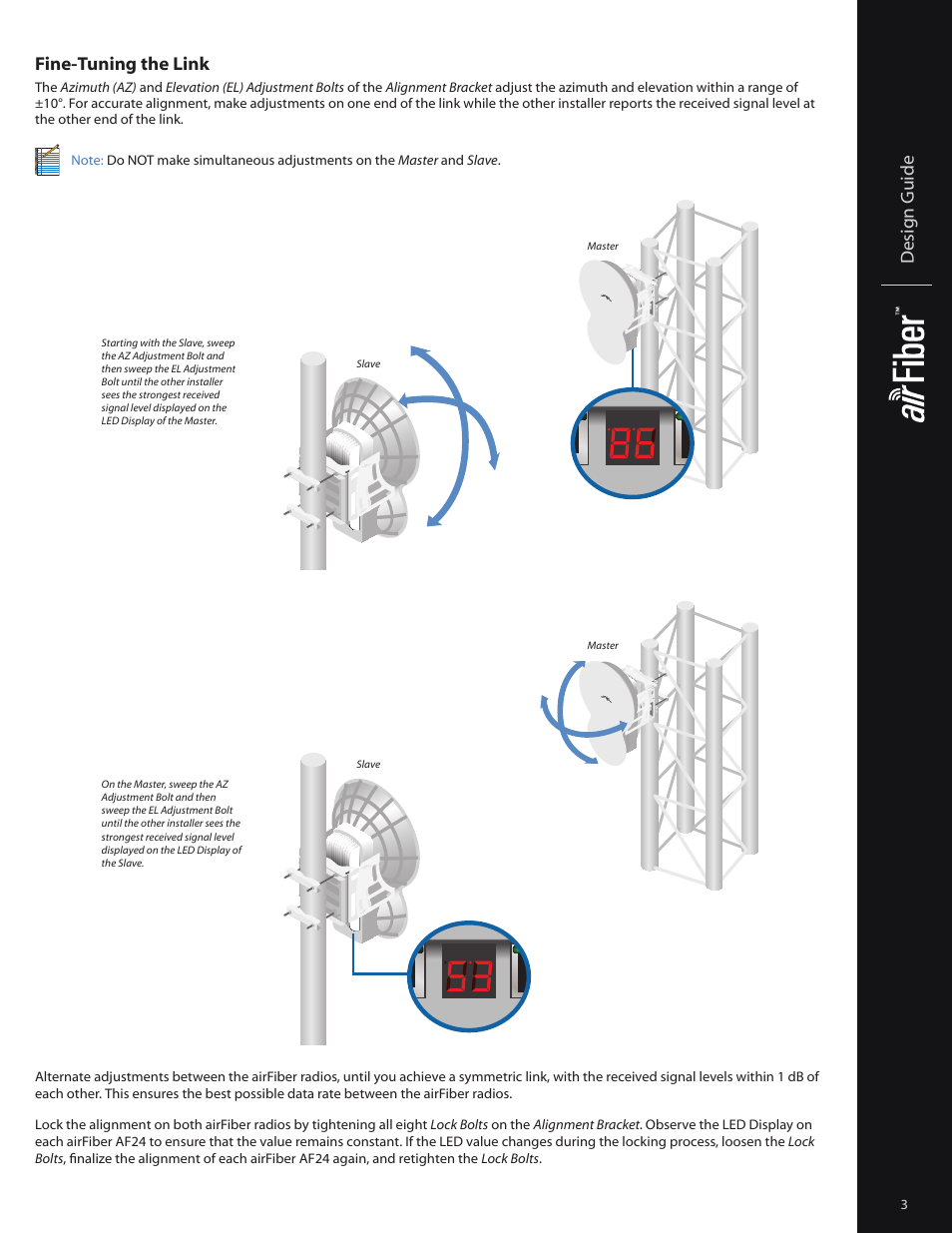 Design guide fine-tuning the link | Ubiquiti Networks airFibe5 User Manual | Page 3 / 4