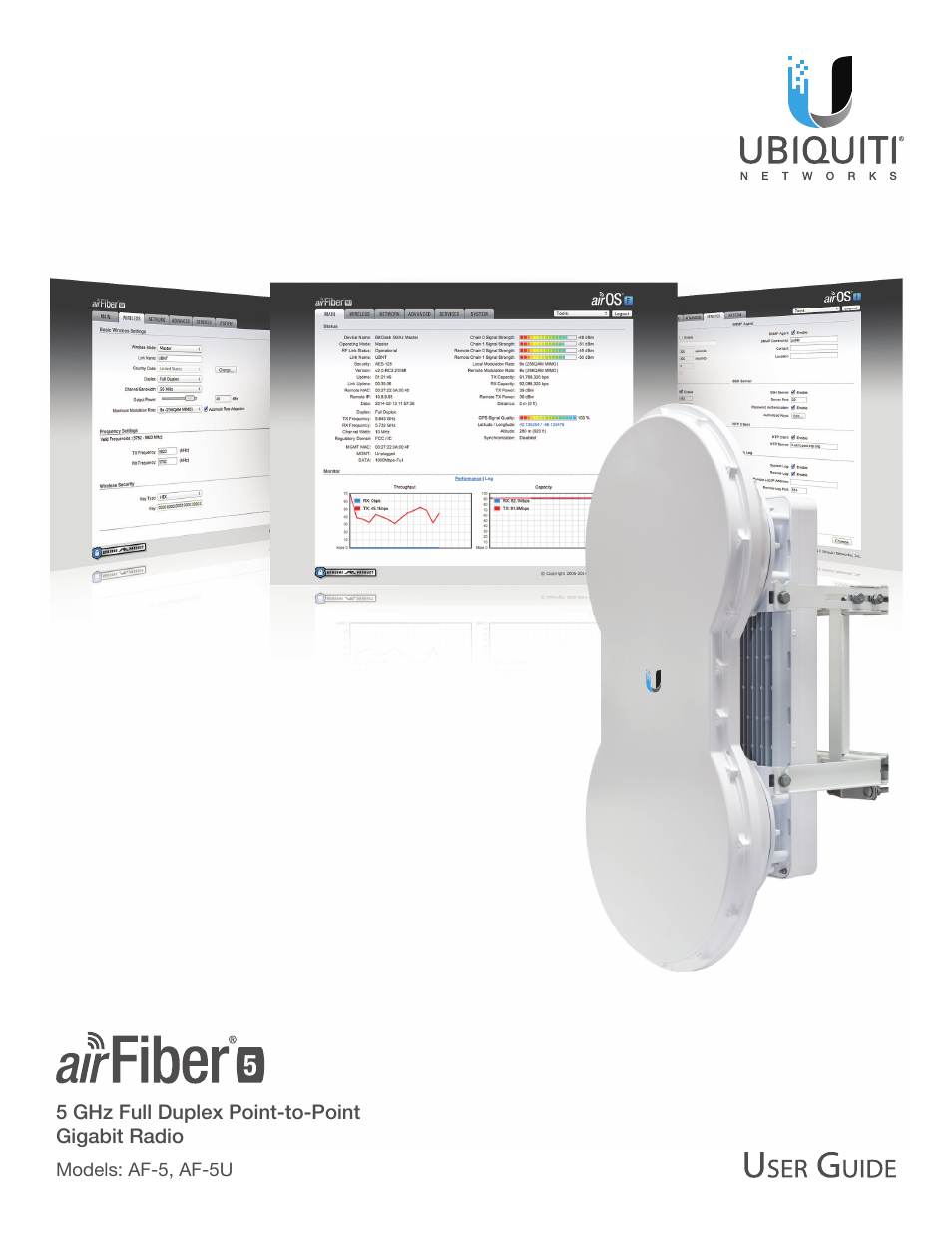 Ubiquiti Networks airFibe5 User Manual | 53 pages