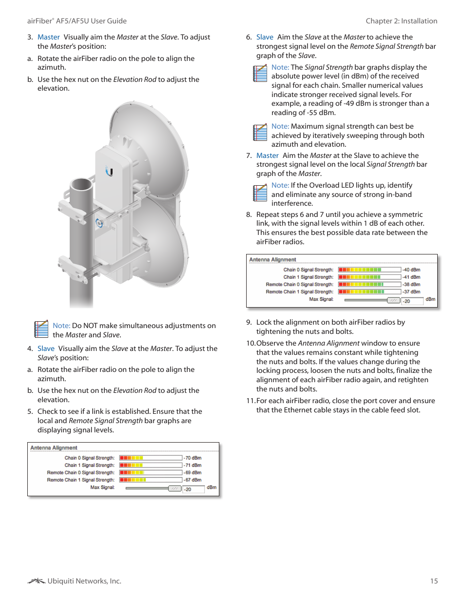 Ubiquiti Networks airFibe5 User Manual | Page 18 / 53