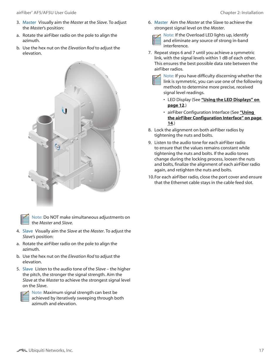 Ubiquiti Networks airFibe5 User Manual | Page 20 / 53