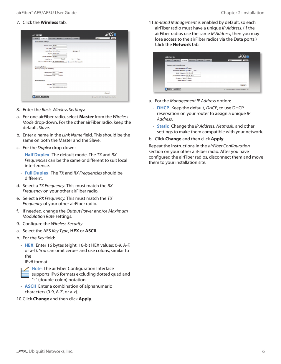 Ubiquiti Networks airFibe5 User Manual | Page 9 / 53