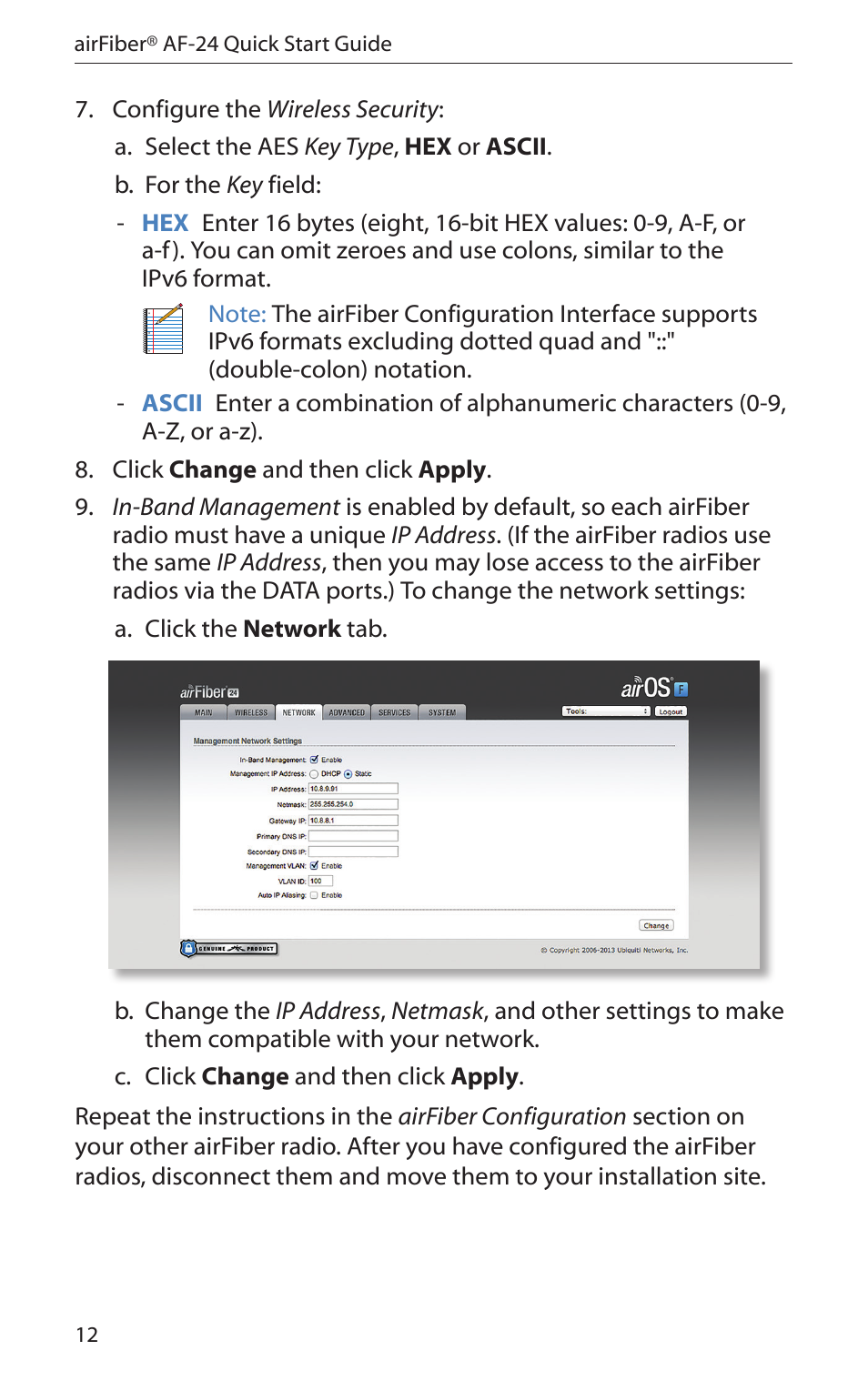 Ubiquiti Networks airFibe24 User Manual | Page 14 / 36