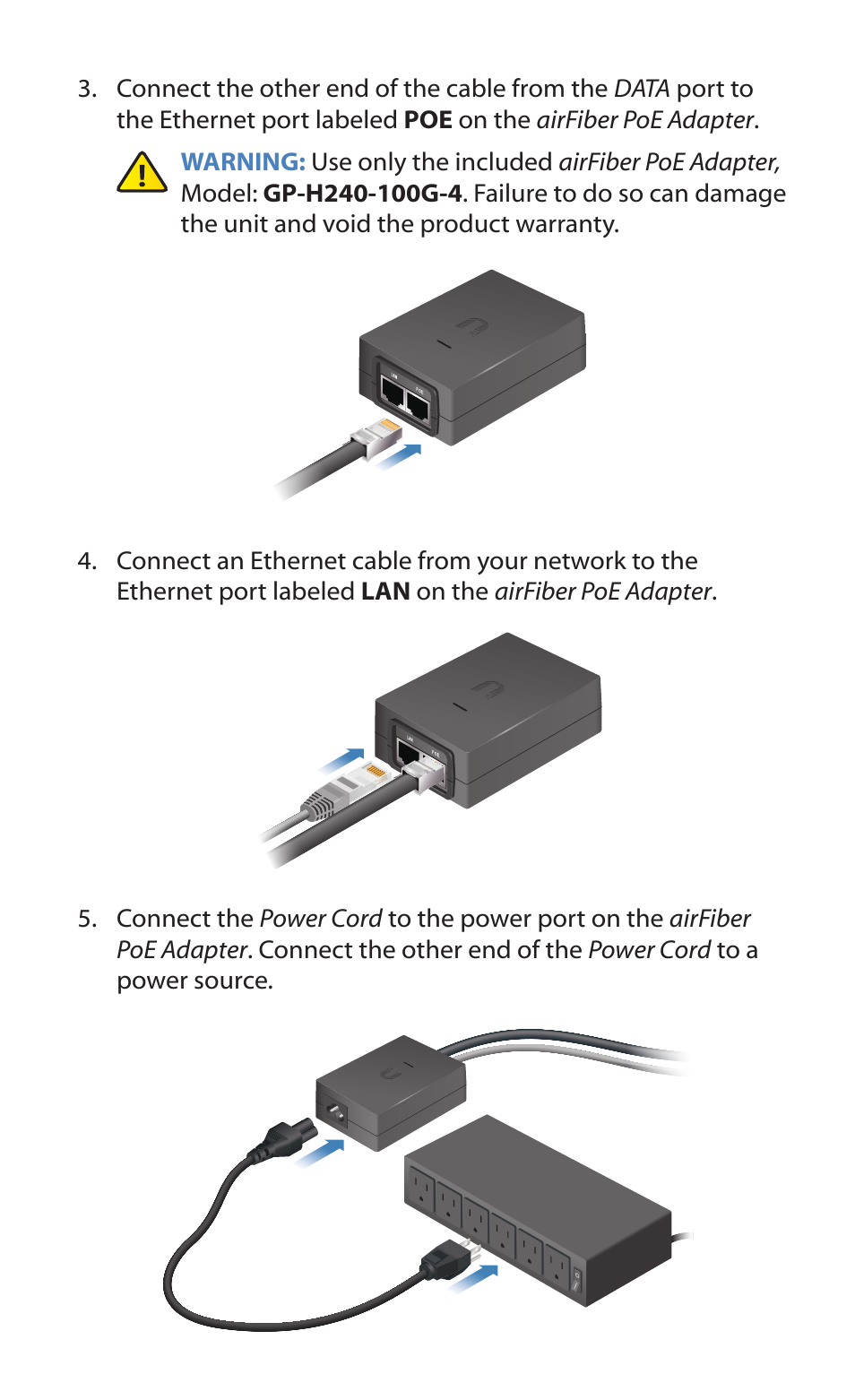 Ubiquiti Networks airFibe5X User Manual | Page 20 / 28