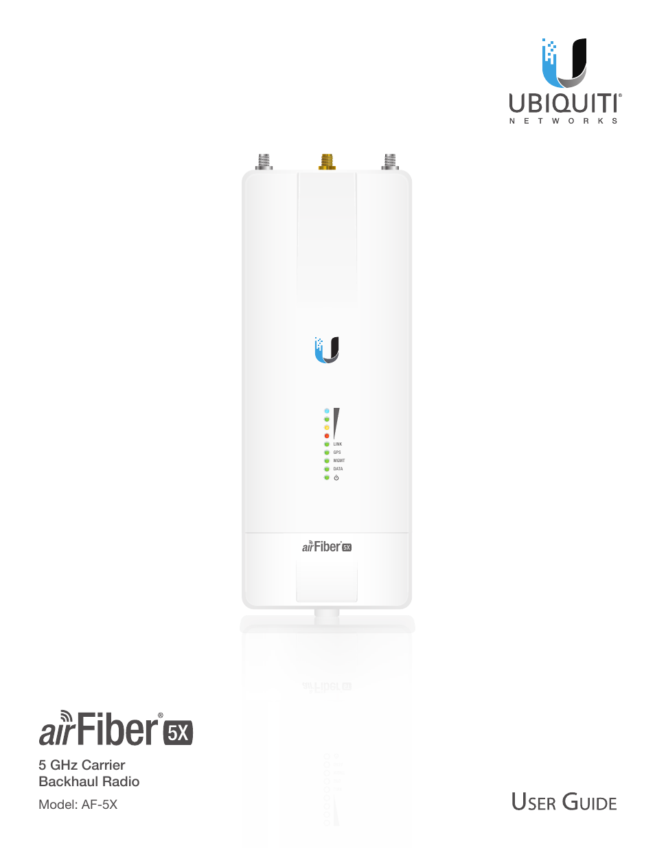 Ubiquiti Networks airFibe5X User Manual | 50 pages