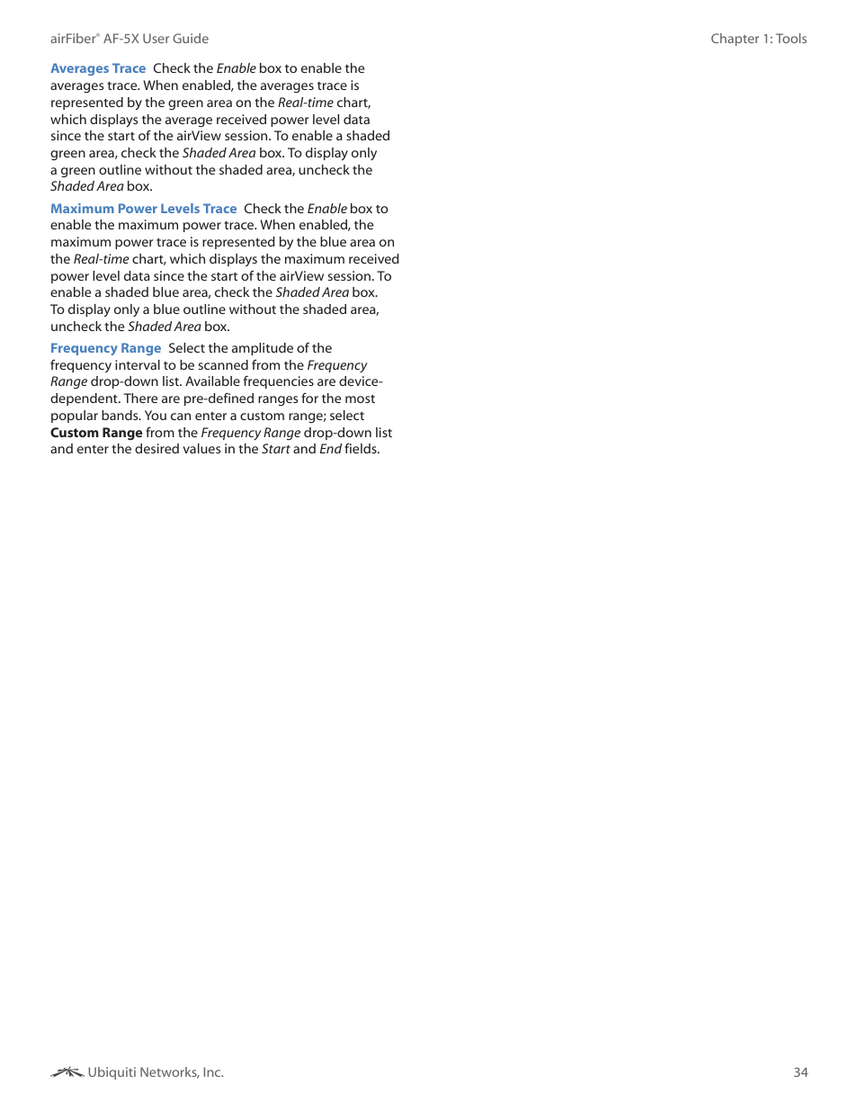 Ubiquiti Networks airFibe5X User Manual | Page 38 / 50