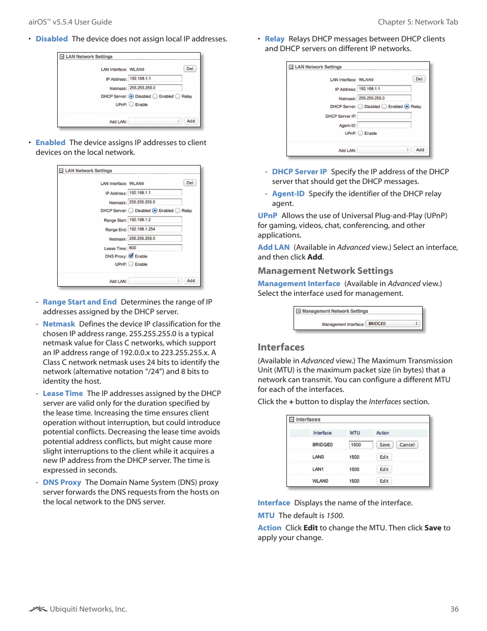 Interfaces | Ubiquiti Networks PowerBridgM User Manual | Page 39 / 67