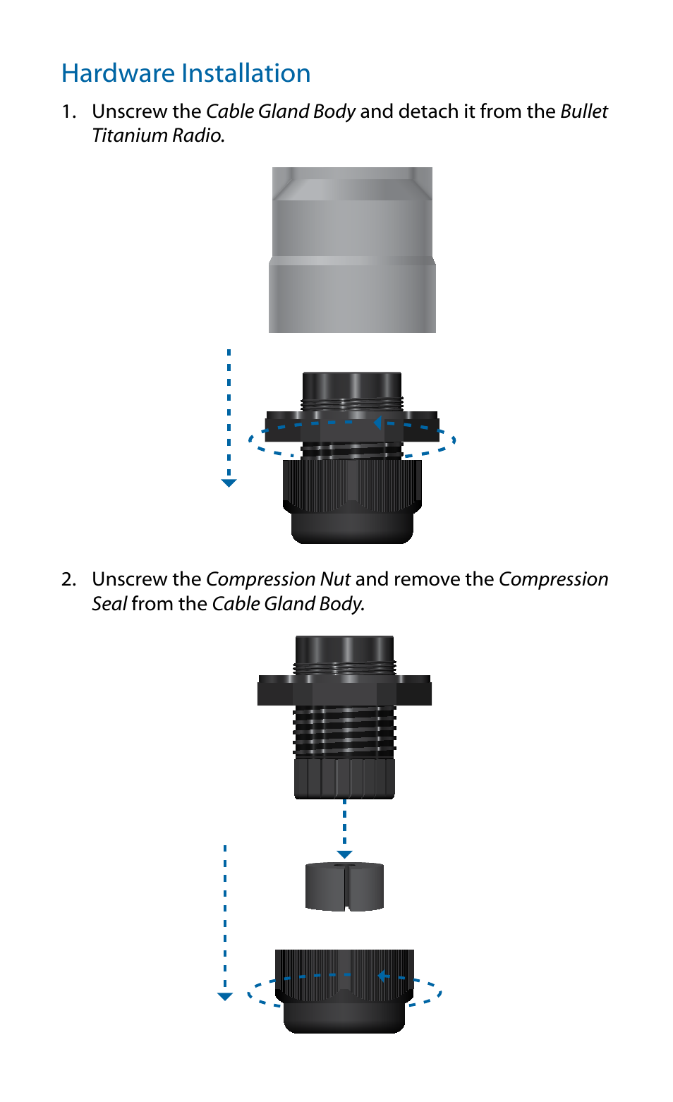 Hardware installation | Ubiquiti Networks BulleM User Manual | Page 4 / 24