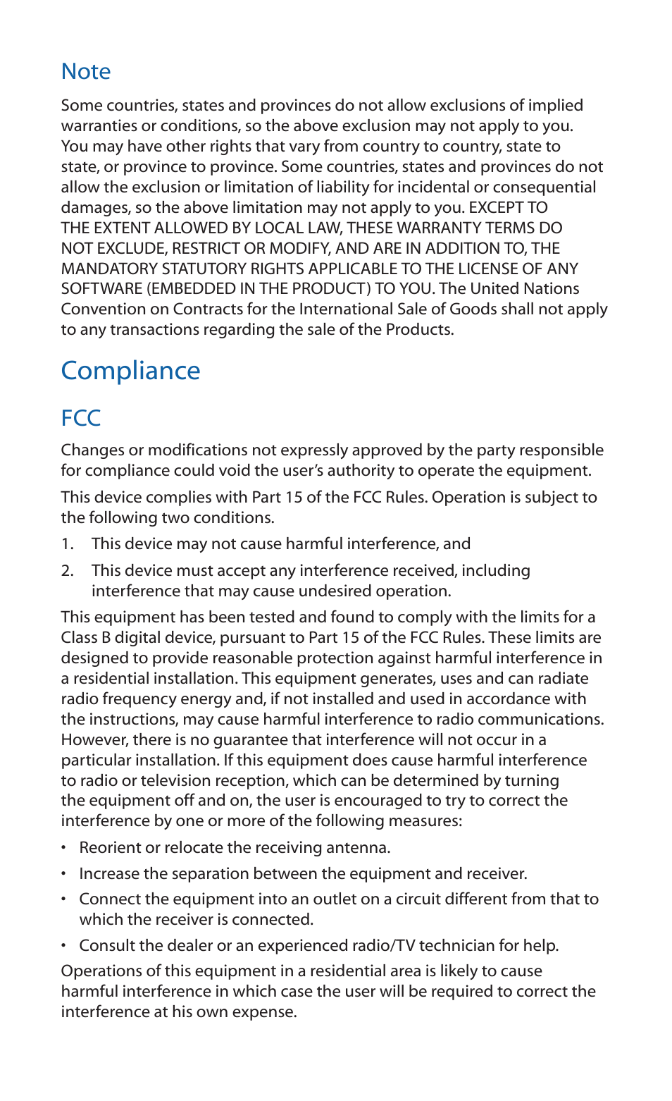 Compliance | Ubiquiti Networks NanoBea ac User Manual | Page 18 / 24