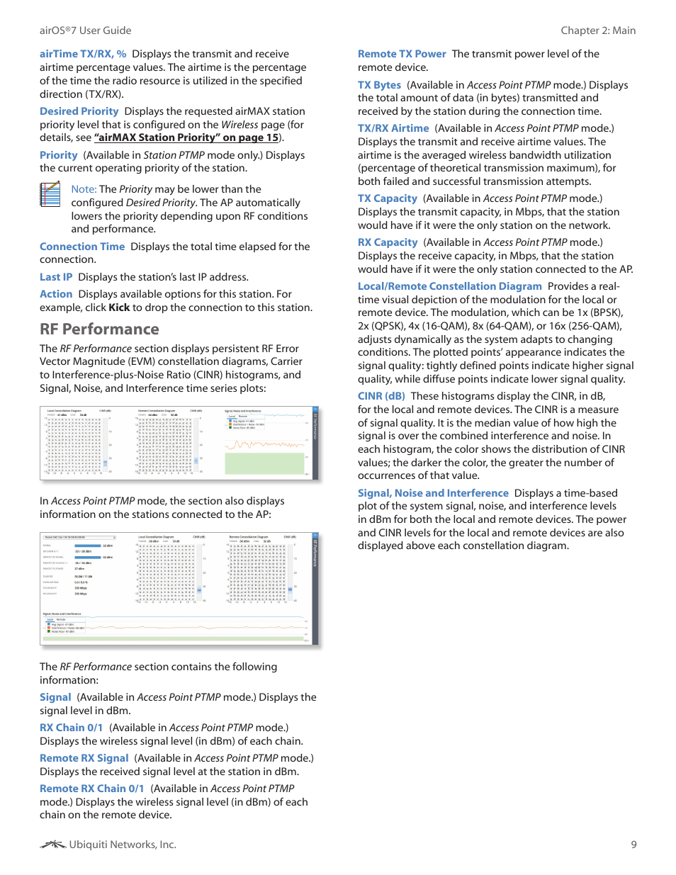 Rf performance | Ubiquiti Networks Rockeac User Manual | Page 12 / 45