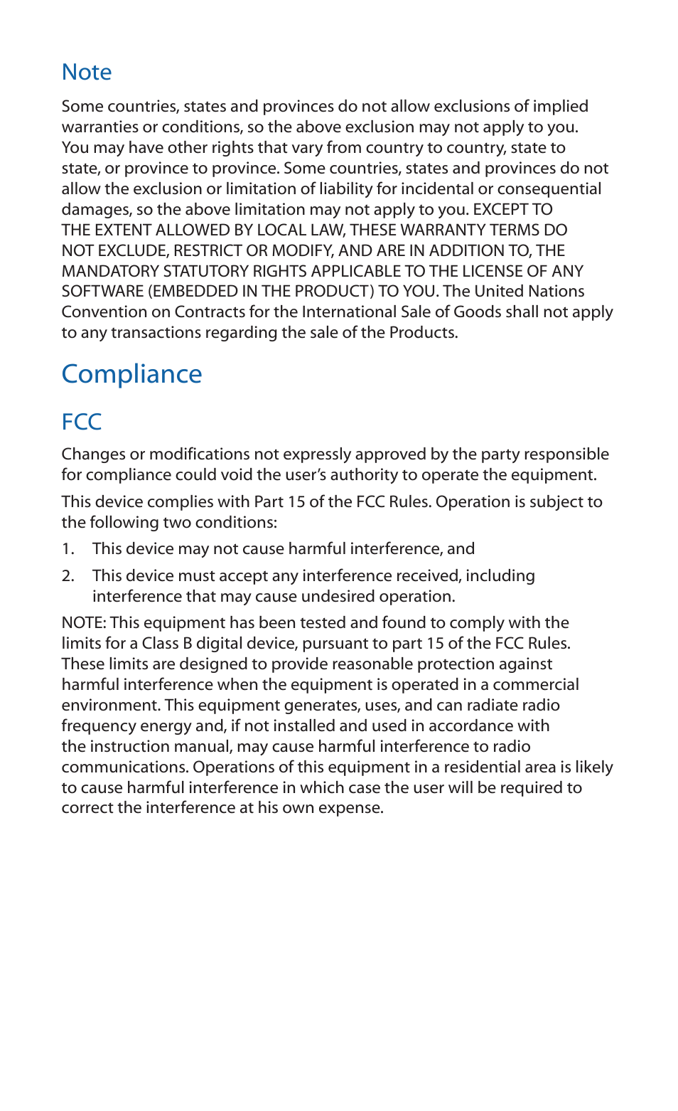 Compliance | Ubiquiti Networks NanoBeaM User Manual | Page 18 / 24