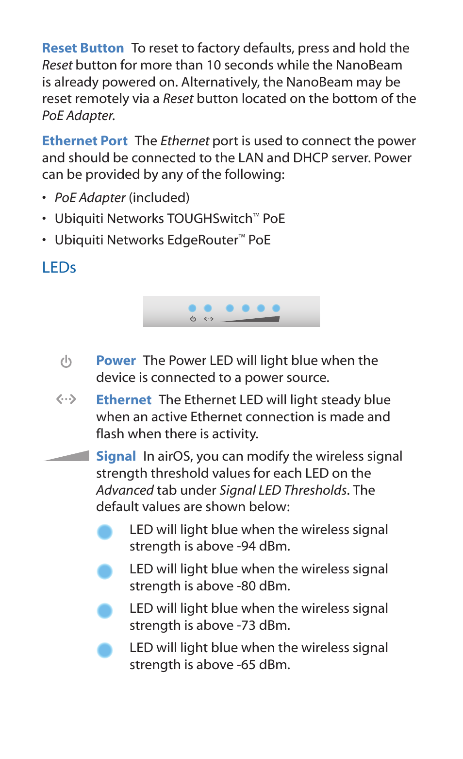 Ubiquiti Networks NanoBeaM User Manual | Page 4 / 24