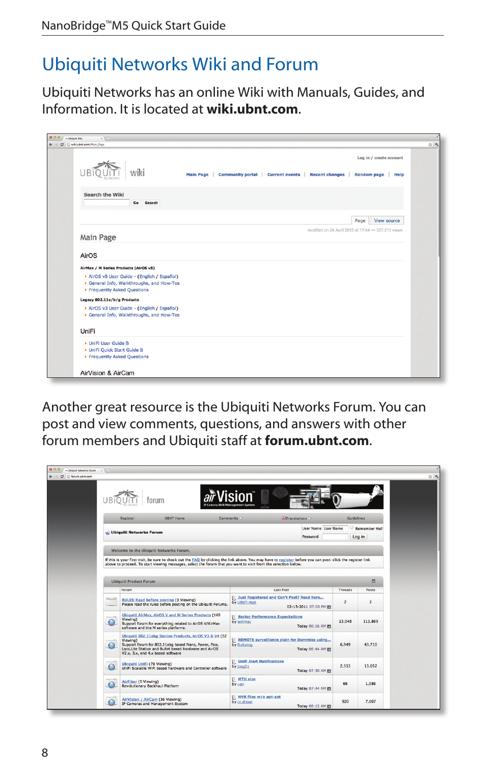 Ubiquiti networks wiki and forum | Ubiquiti Networks NanoBridgM User Manual | Page 10 / 20