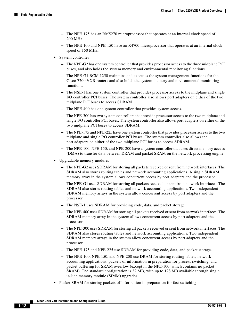 Cisco 7200 VXR User Manual | Page 12 / 64