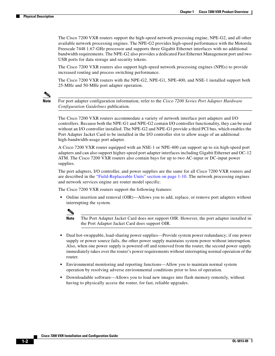 Cisco 7200 VXR User Manual | Page 2 / 64