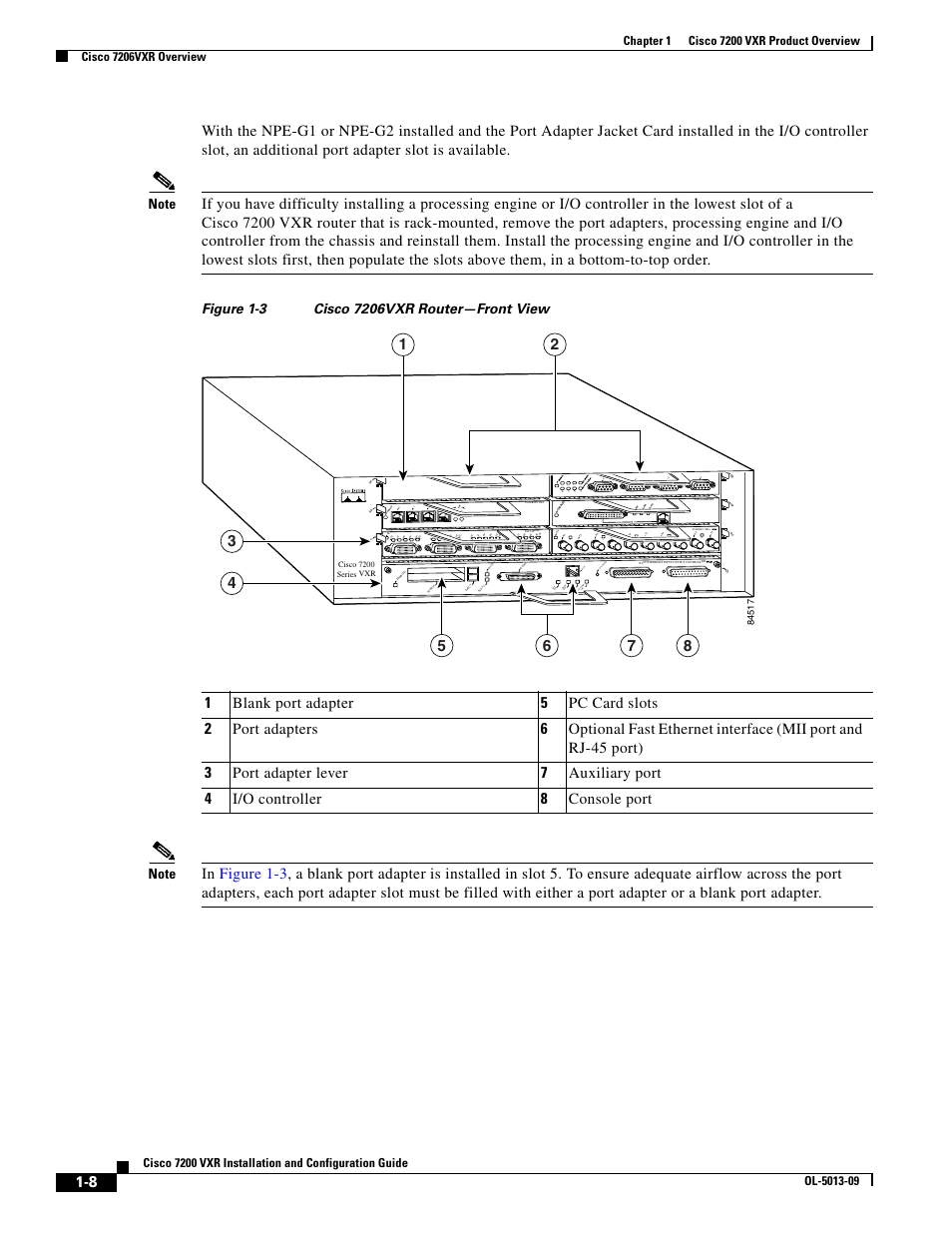 Cisco 7200 VXR User Manual | Page 8 / 64