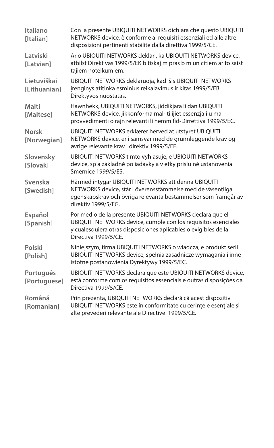 Ubiquiti Networks RocketDis ac Antenna User Manual | Page 23 / 24