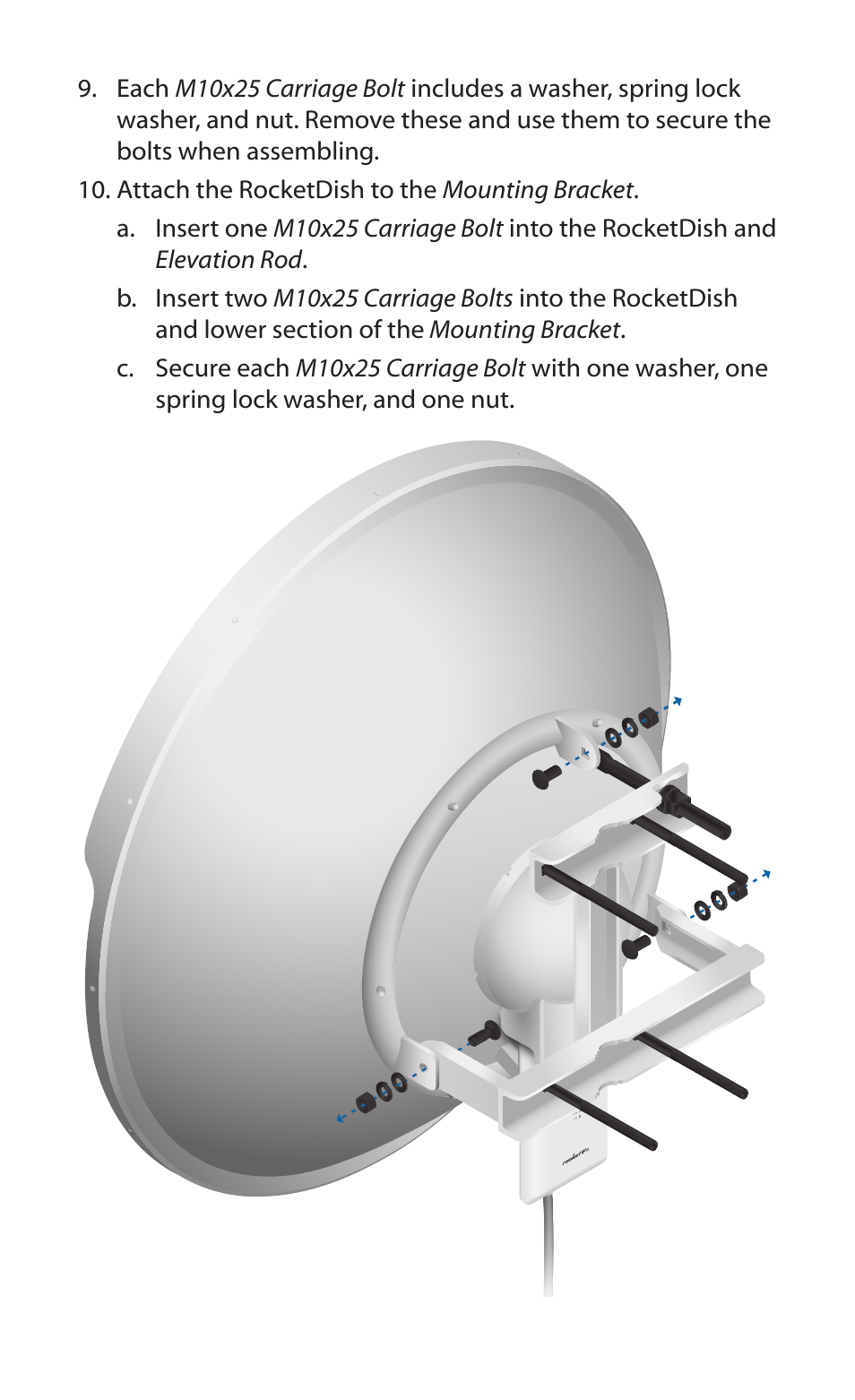 Ubiquiti Networks RocketDis ac Antenna User Manual | Page 9 / 24