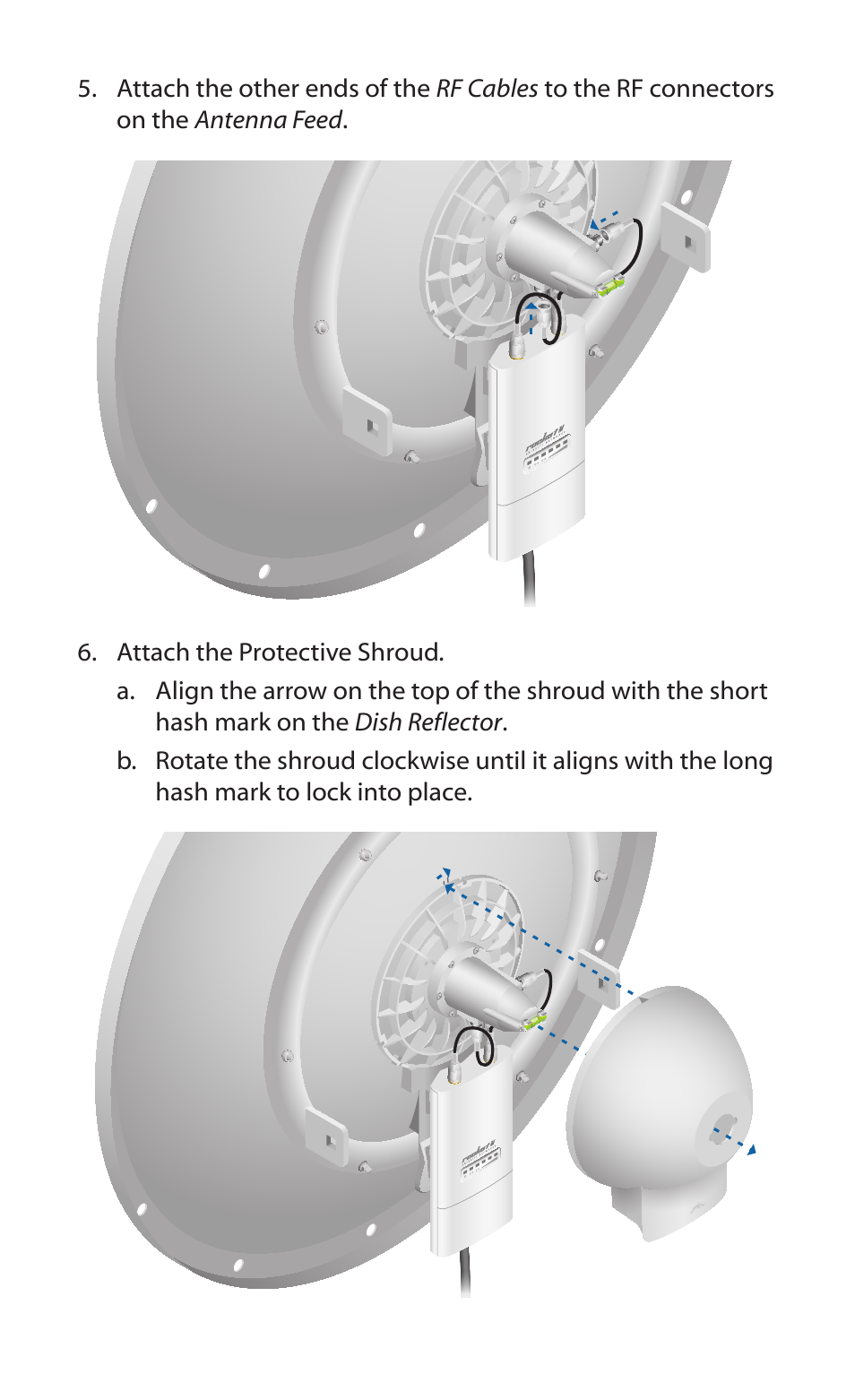 Ubiquiti Networks RocketDis Antenna User Manual | Page 6 / 20