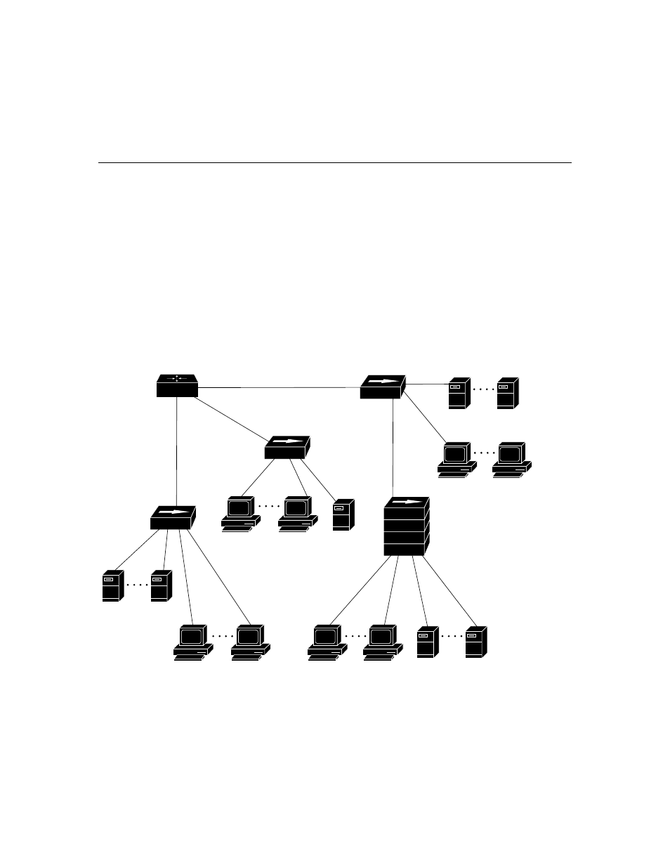 Examples of using the fasthub, Workgroups | Cisco 116T User Manual | Page 9 / 12