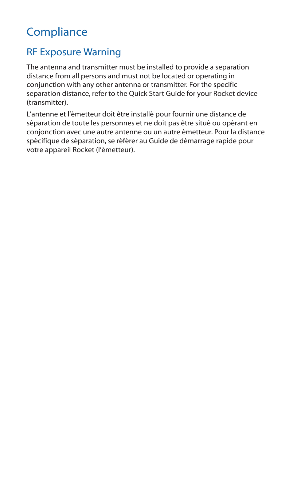 Compliance | Ubiquiti Networks airMA ac Sector Antenna User Manual | Page 15 / 20