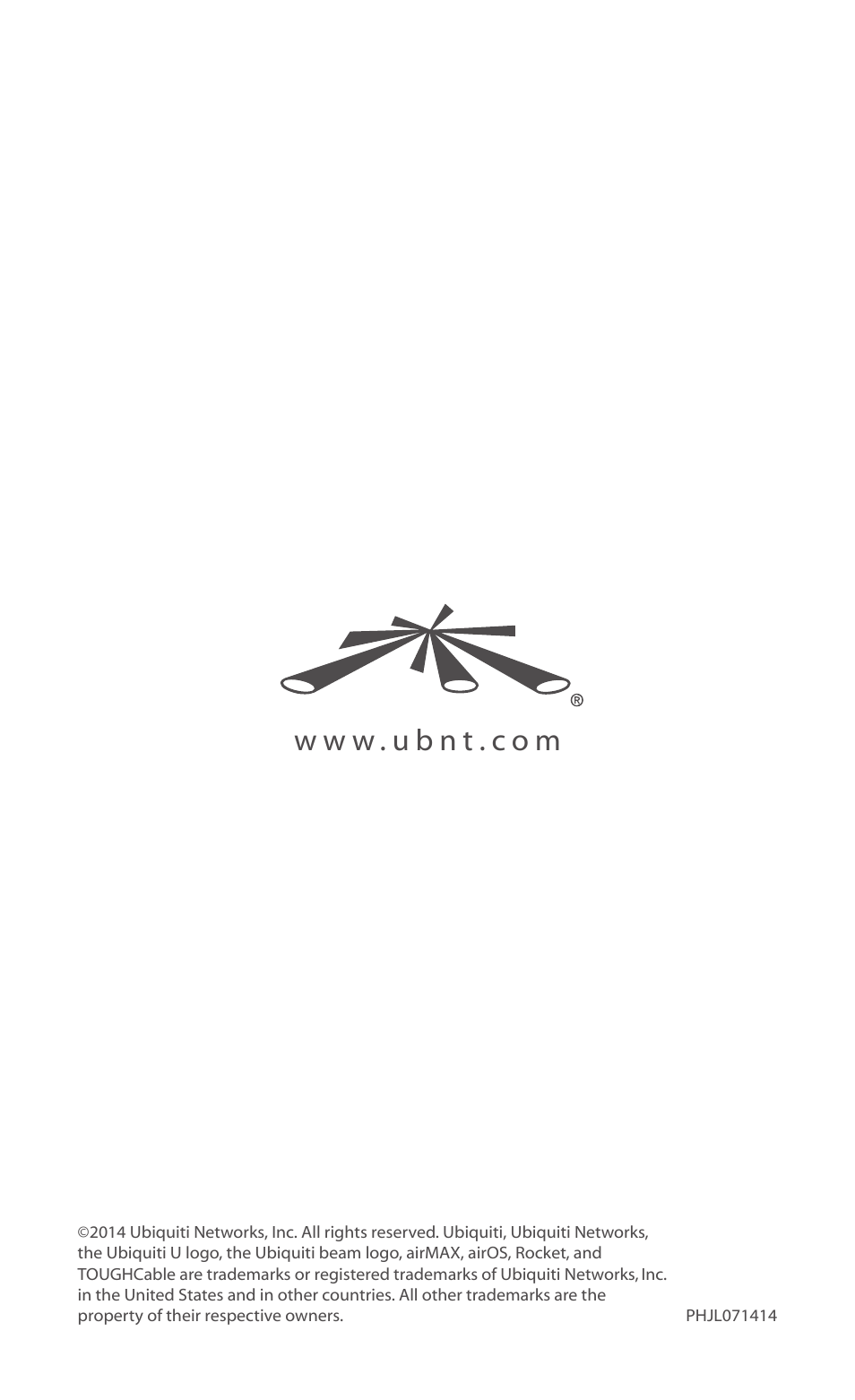 Ubiquiti Networks airMA ac Sector Antenna User Manual | Page 20 / 20
