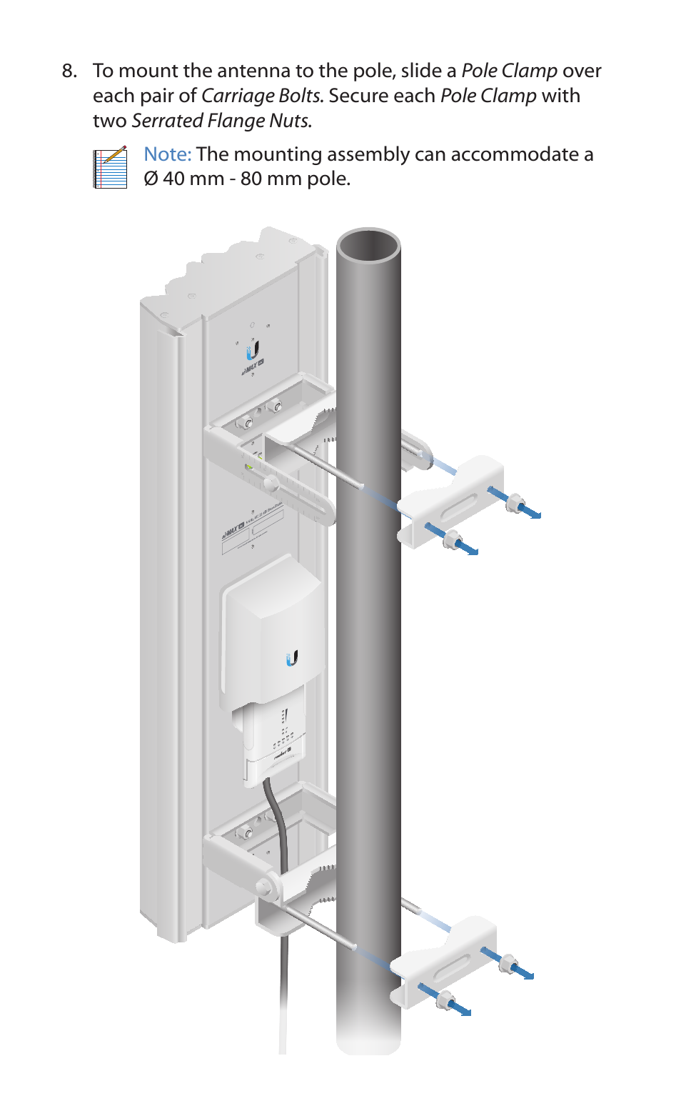 Ubiquiti Networks airMA ac Sector Antenna User Manual | Page 8 / 20