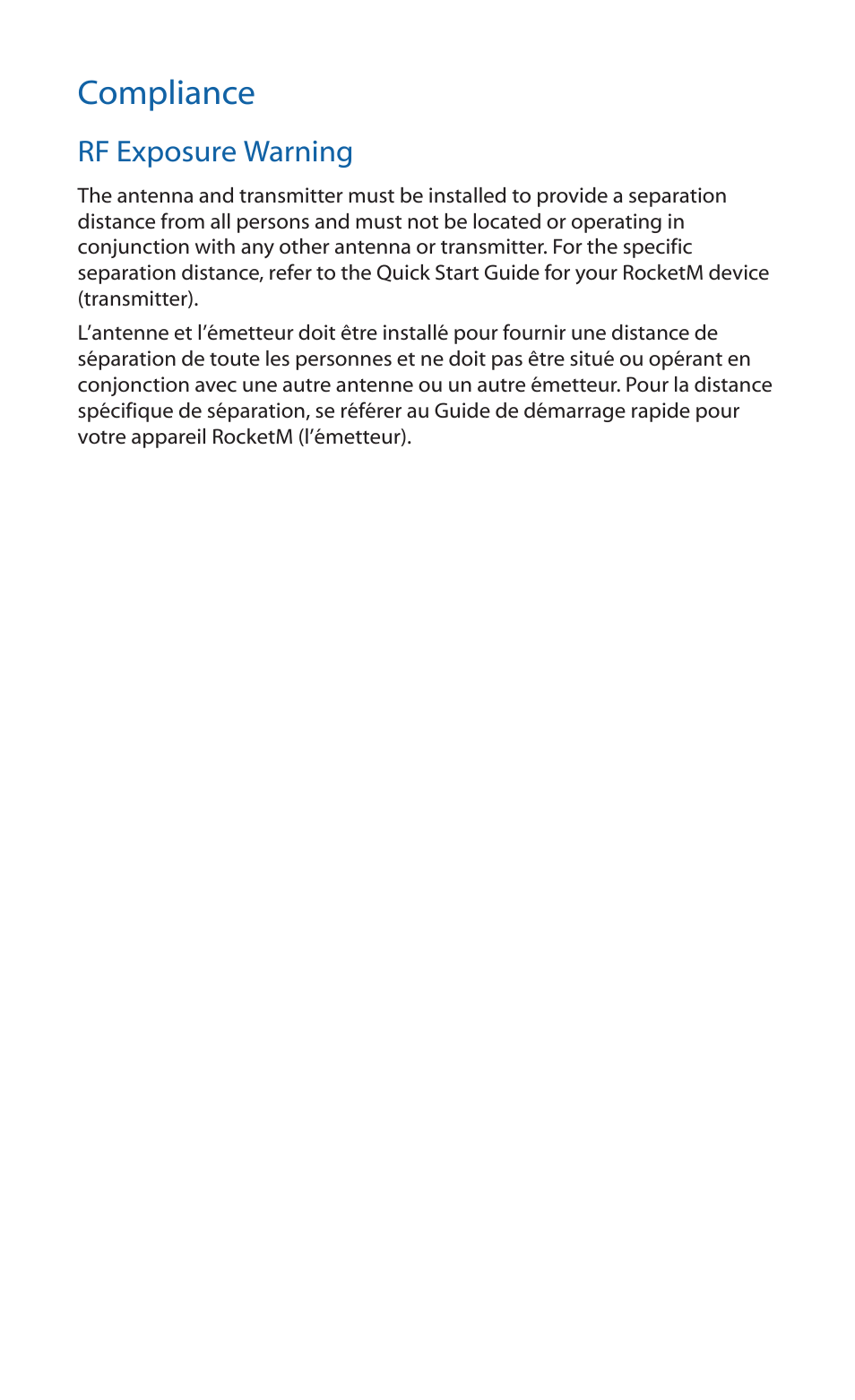 Compliance | Ubiquiti Networks airMA Sector Antenna User Manual | Page 15 / 20