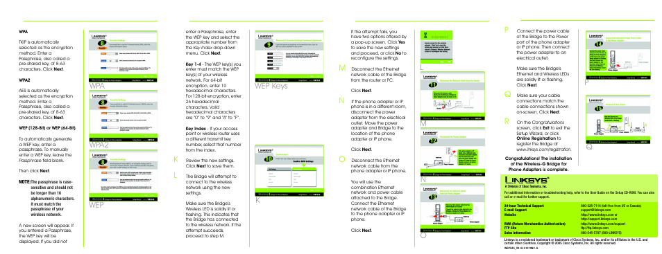 Cisco Wireless-G Bridge WBP54G User Manual | Page 2 / 2