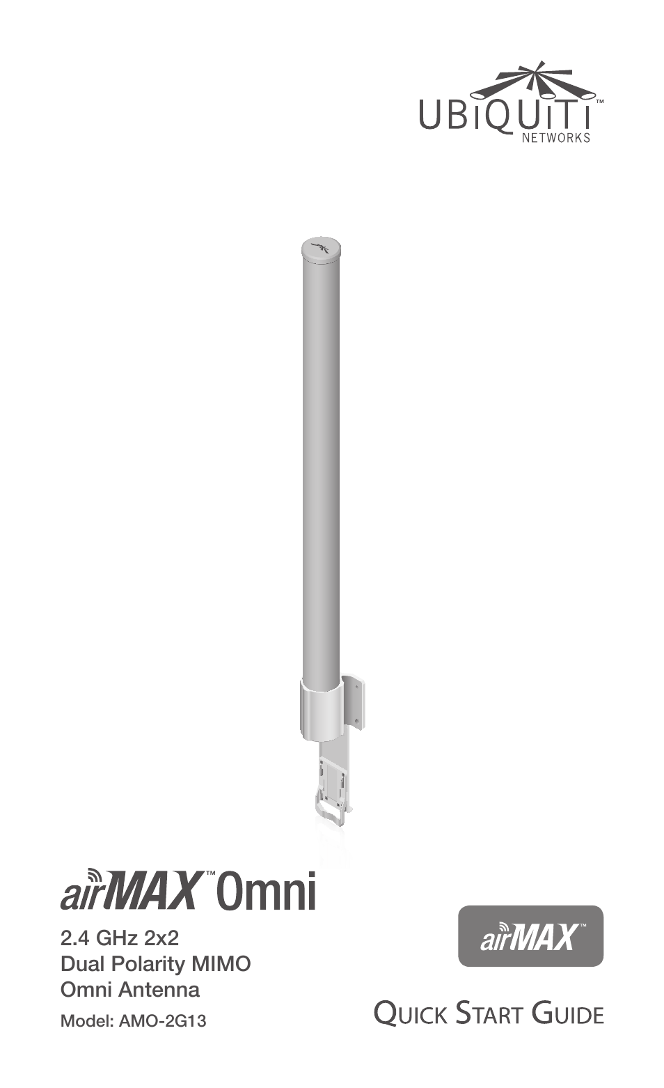 Ubiquiti Networks airMA Omni Antenna User Manual | 16 pages