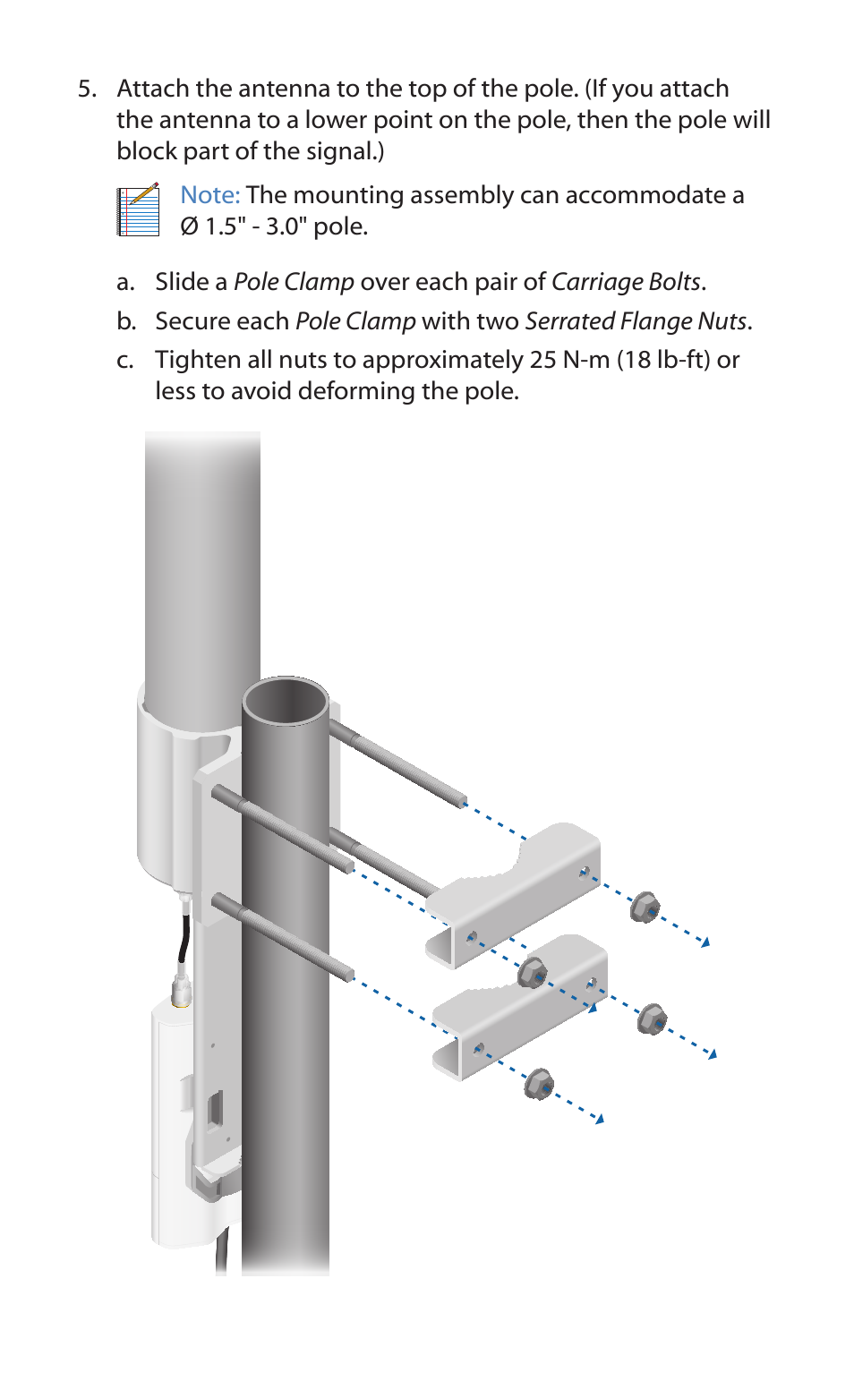 Ubiquiti Networks airMA Omni Antenna User Manual | Page 6 / 16