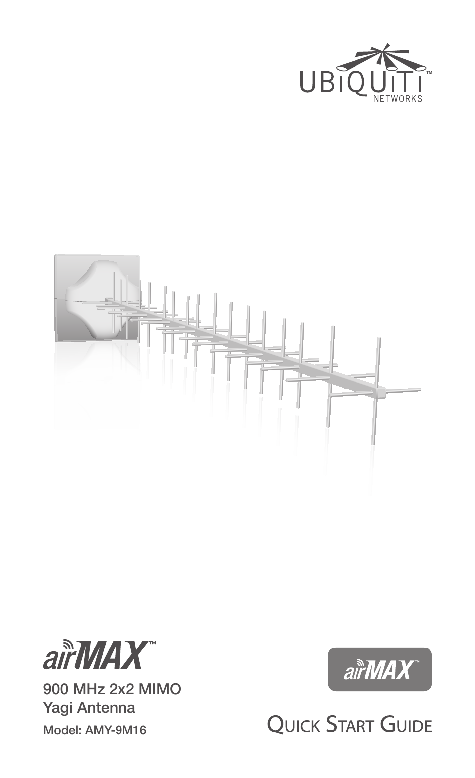 Ubiquiti Networks airMA Yagi Antenna User Manual | 16 pages