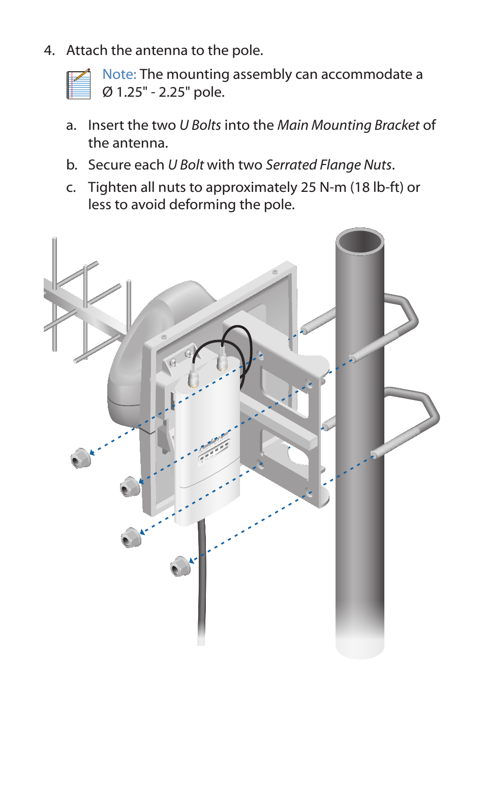 Ubiquiti Networks airMA Yagi Antenna User Manual | Page 6 / 16