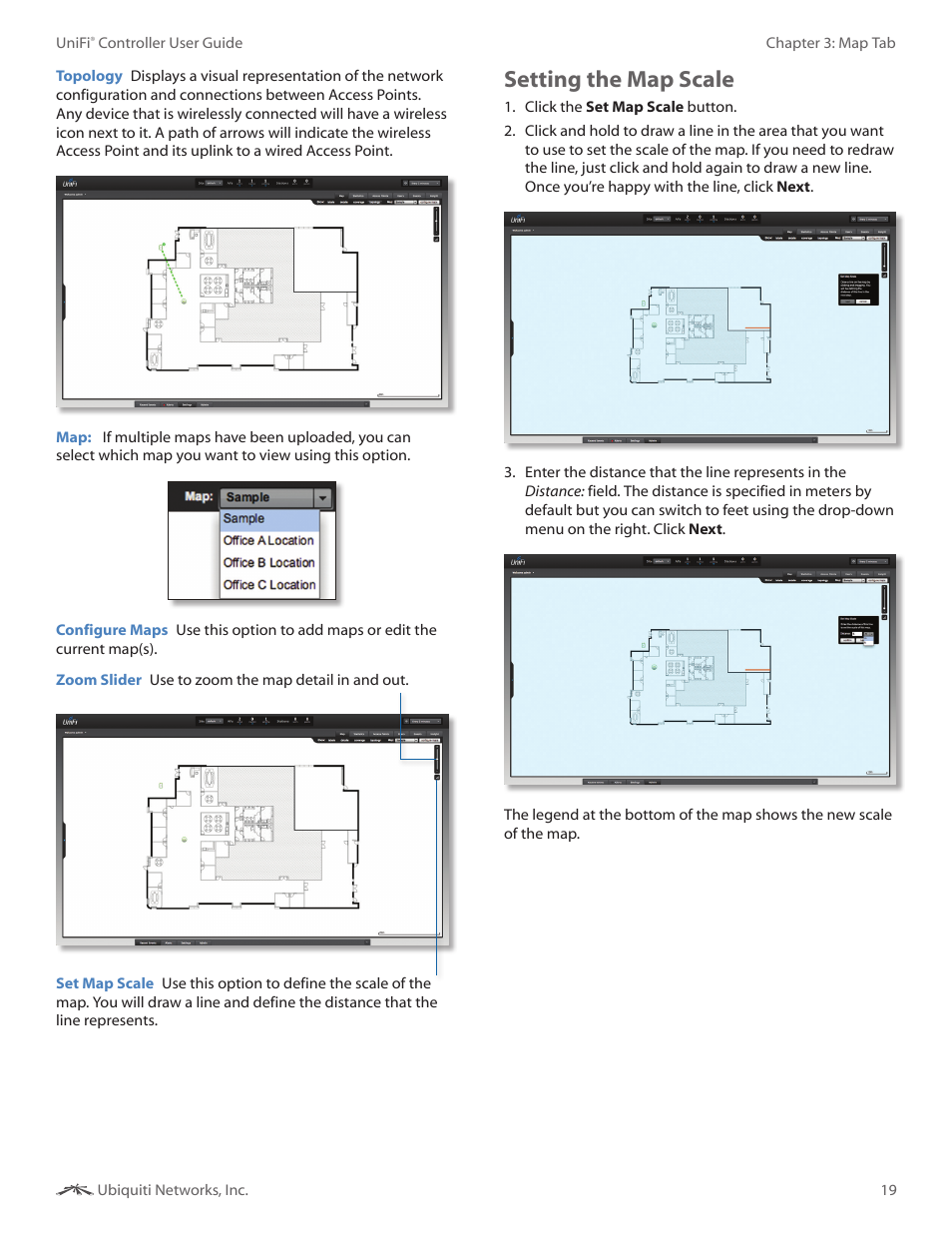 Setting the map scale | Ubiquiti Networks UniF AP AC Outdoor User Manual | Page 22 / 57