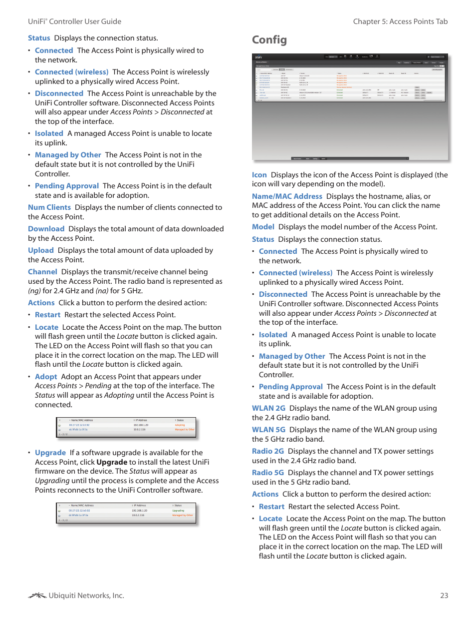 Config | Ubiquiti Networks UniF AP AC Outdoor User Manual | Page 26 / 57