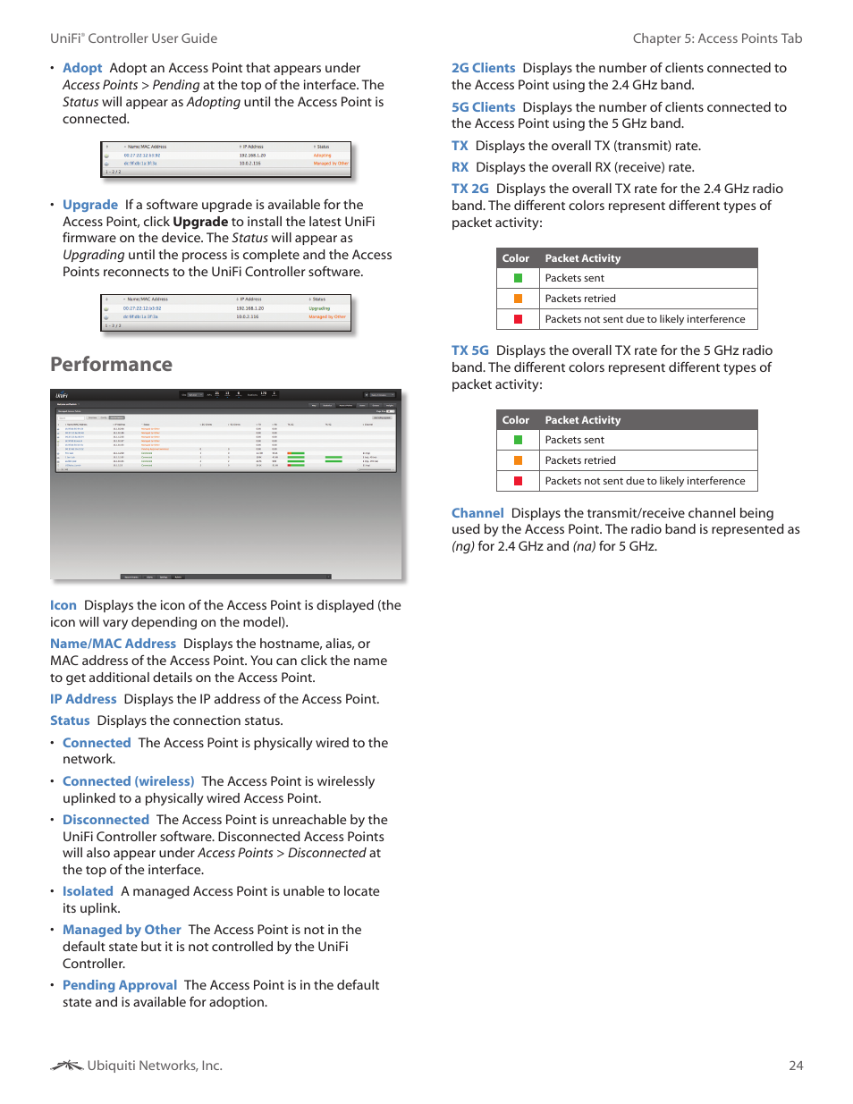 Performance | Ubiquiti Networks UniF AP AC Outdoor User Manual | Page 27 / 57
