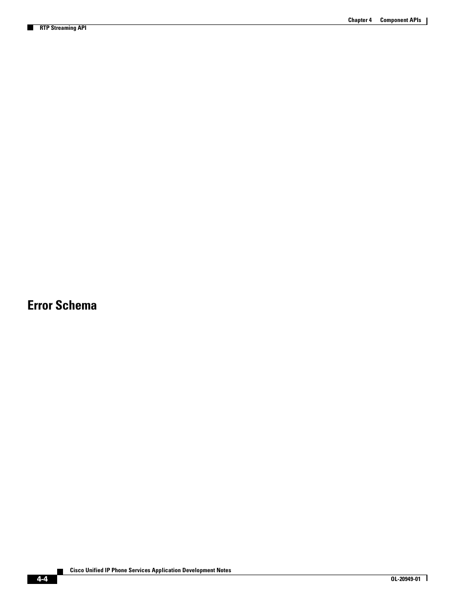 Error schema | Cisco OL-20949-01 User Manual | Page 46 / 116