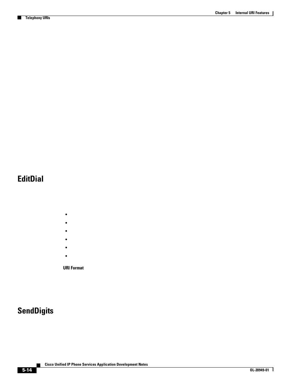 Editdial, Senddigits | Cisco OL-20949-01 User Manual | Page 62 / 116