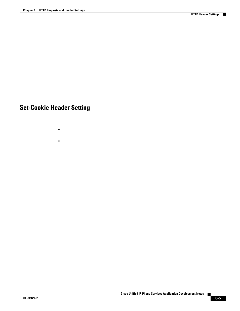 Set-cookie header setting | Cisco OL-20949-01 User Manual | Page 73 / 116
