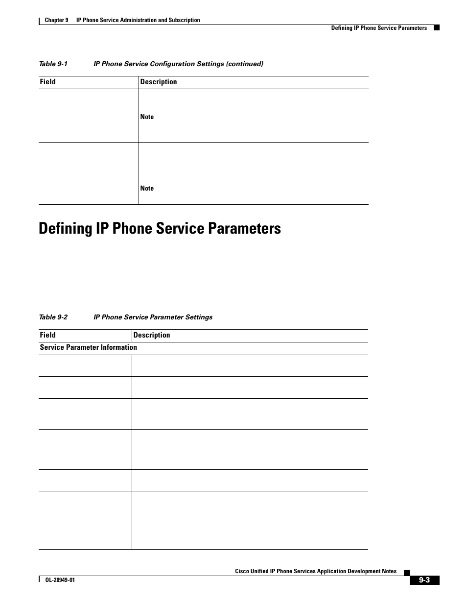 Defining ip phone service parameters | Cisco OL-20949-01 User Manual | Page 87 / 116