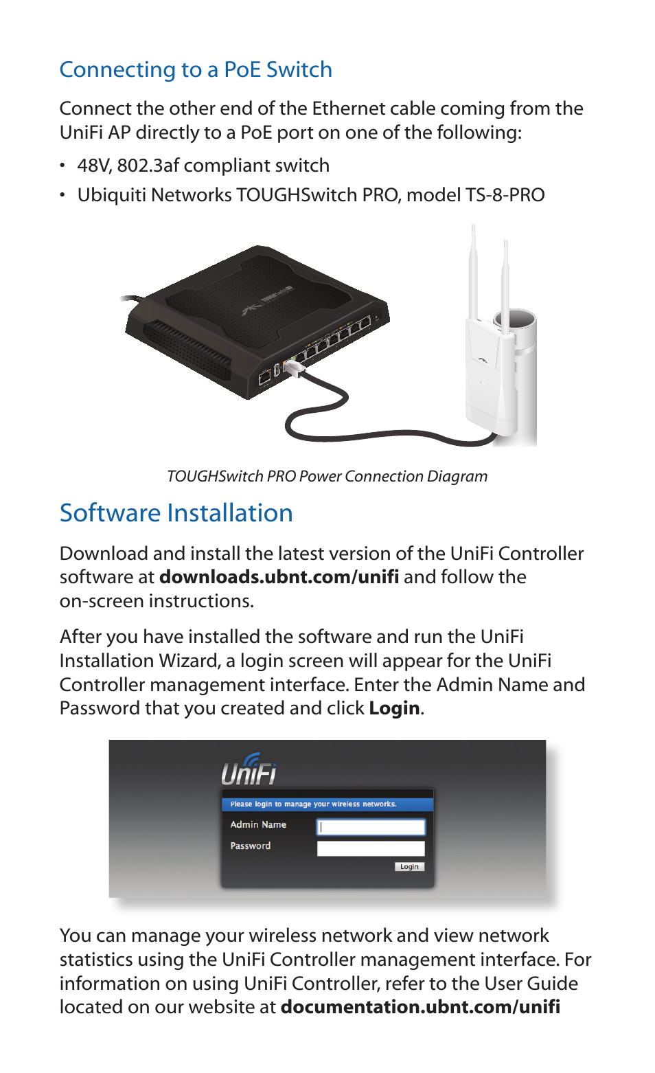 Software installation | Ubiquiti Networks UniF AP Outdoor User Manual | Page 14 / 24