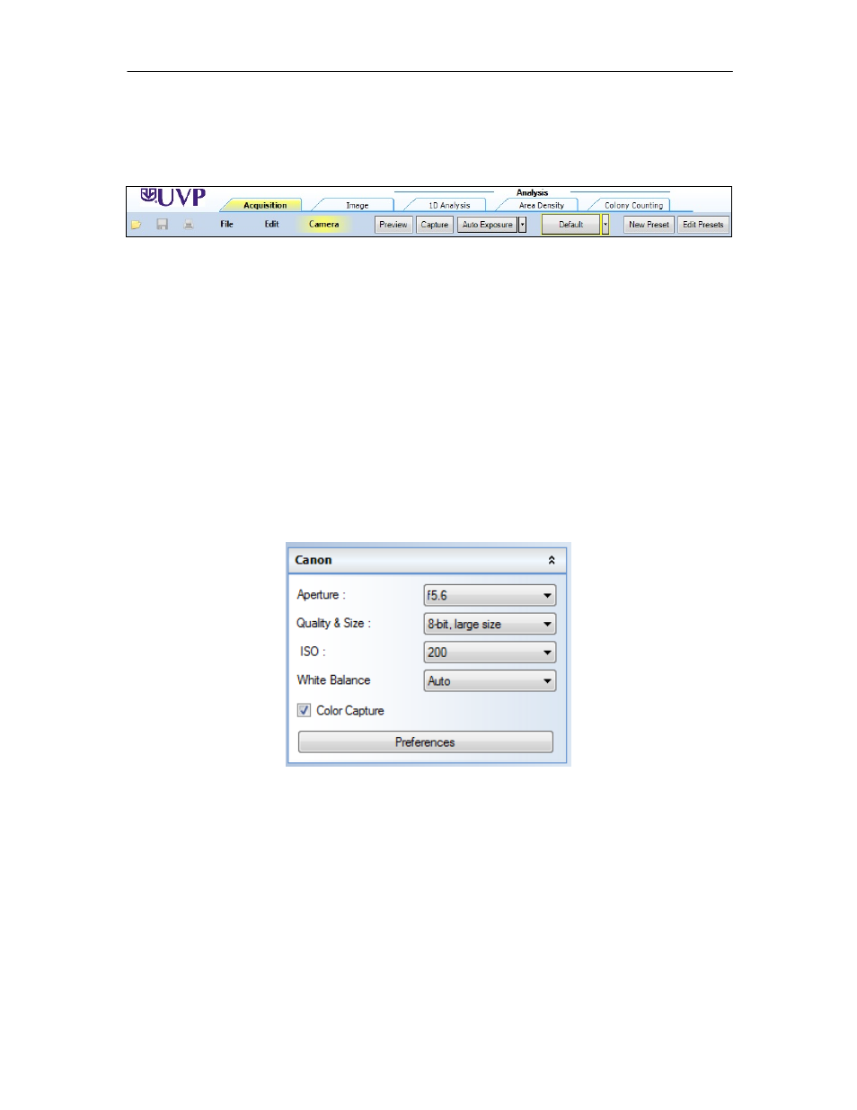 Capture an image using doc-itls | UVP 81-0267-01 Doc-ItLS and VisionWorksLS Software User Manual | Page 5 / 8