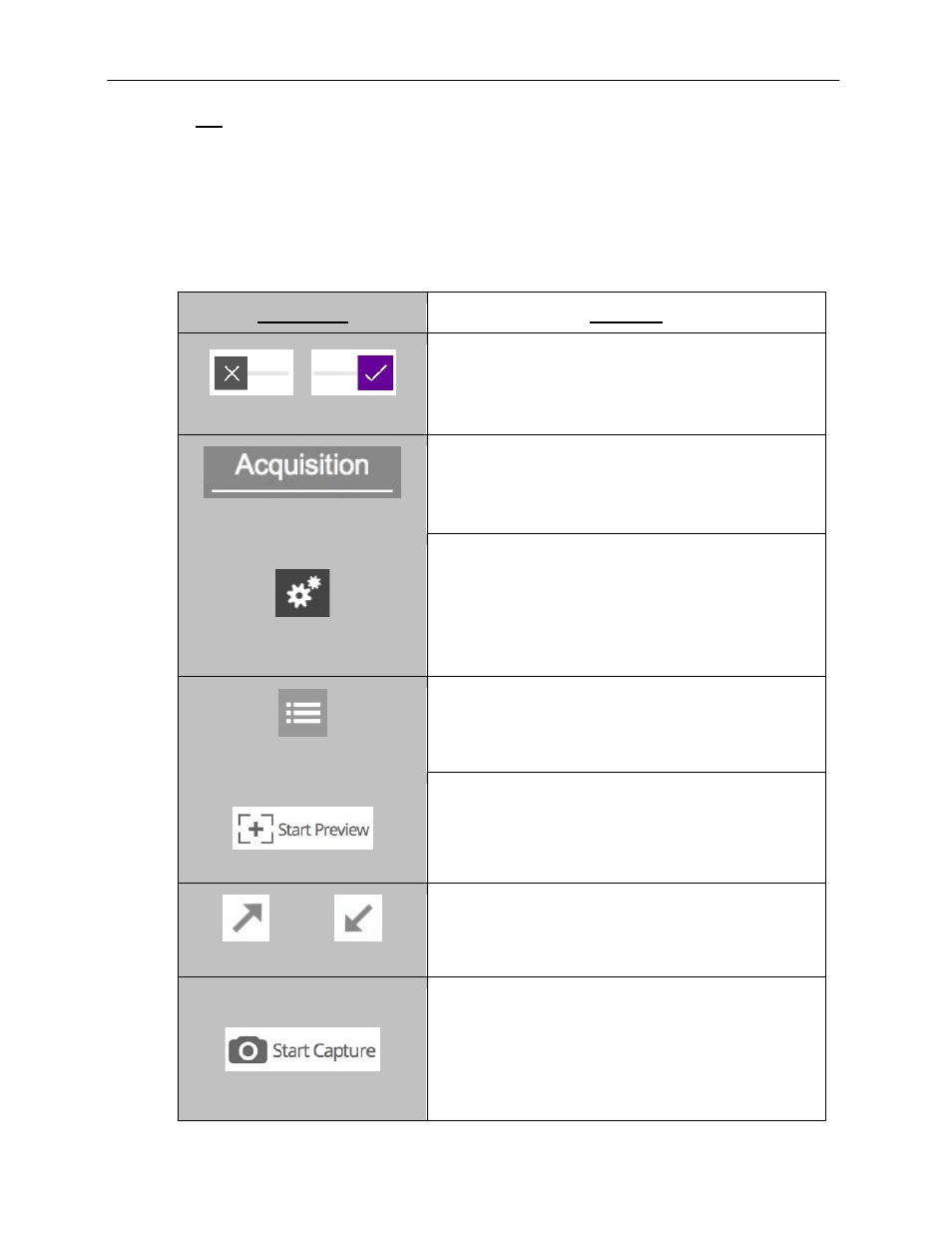 Identifying the touch screen buttons and functions | UVP 81-0345-01  ChemiDoc-ItTS2 Imager User Manual | Page 17 / 28