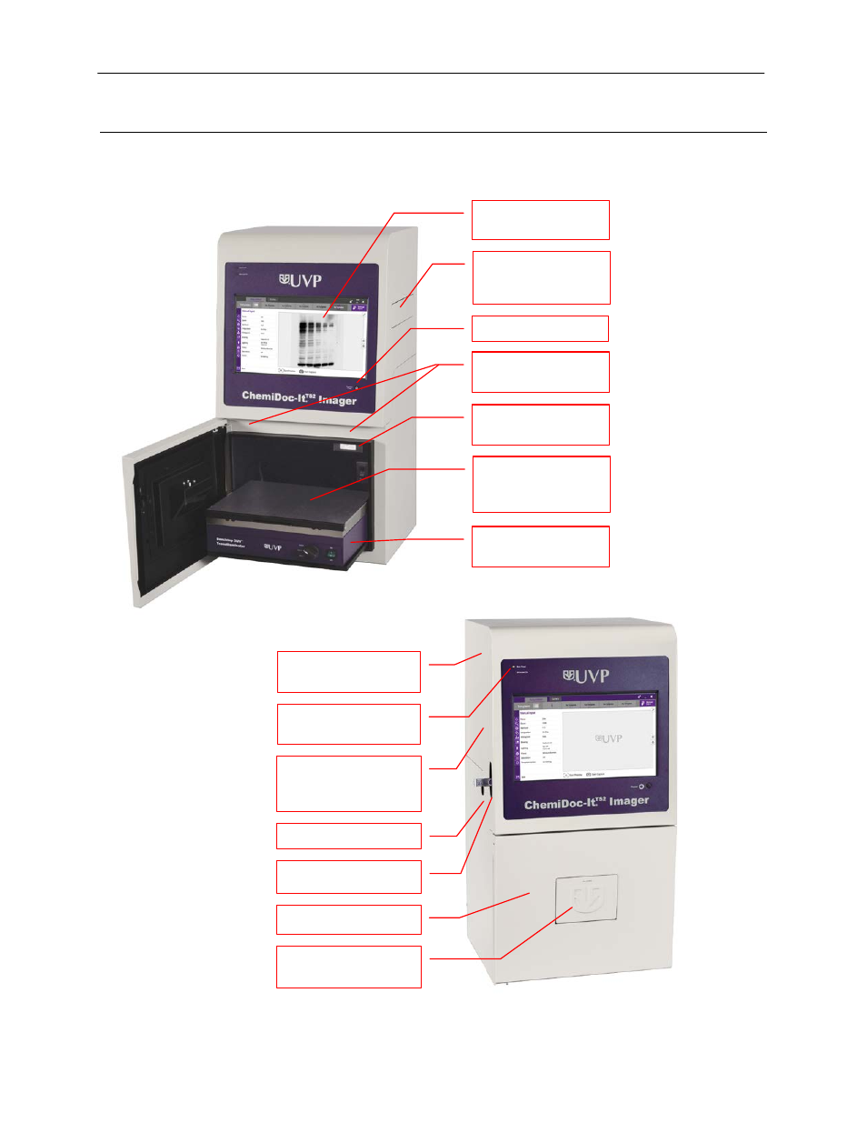 System components | UVP 81-0345-01  ChemiDoc-ItTS2 Imager User Manual | Page 4 / 28