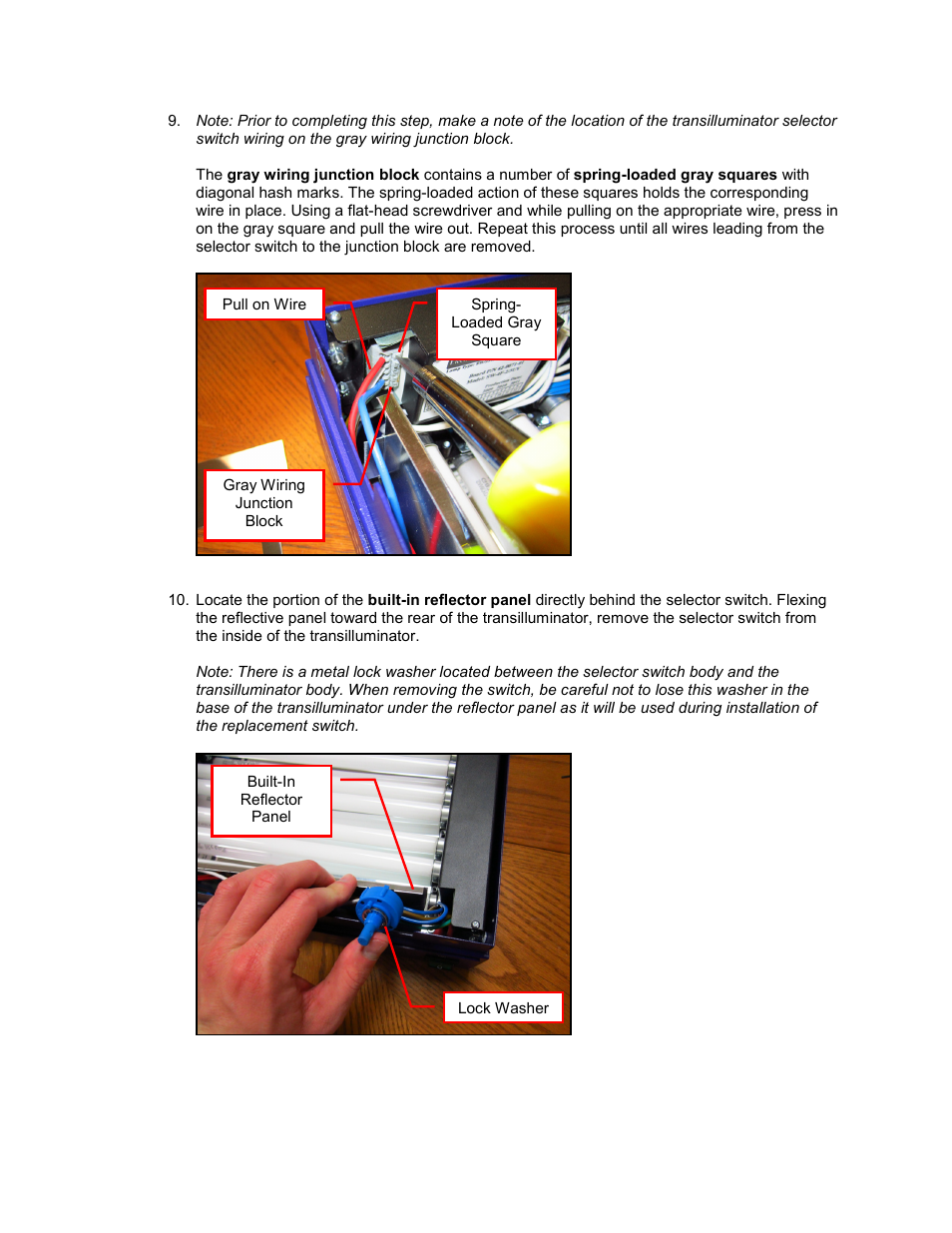 UVP TB-101  Selector Switch User Manual | Page 4 / 10