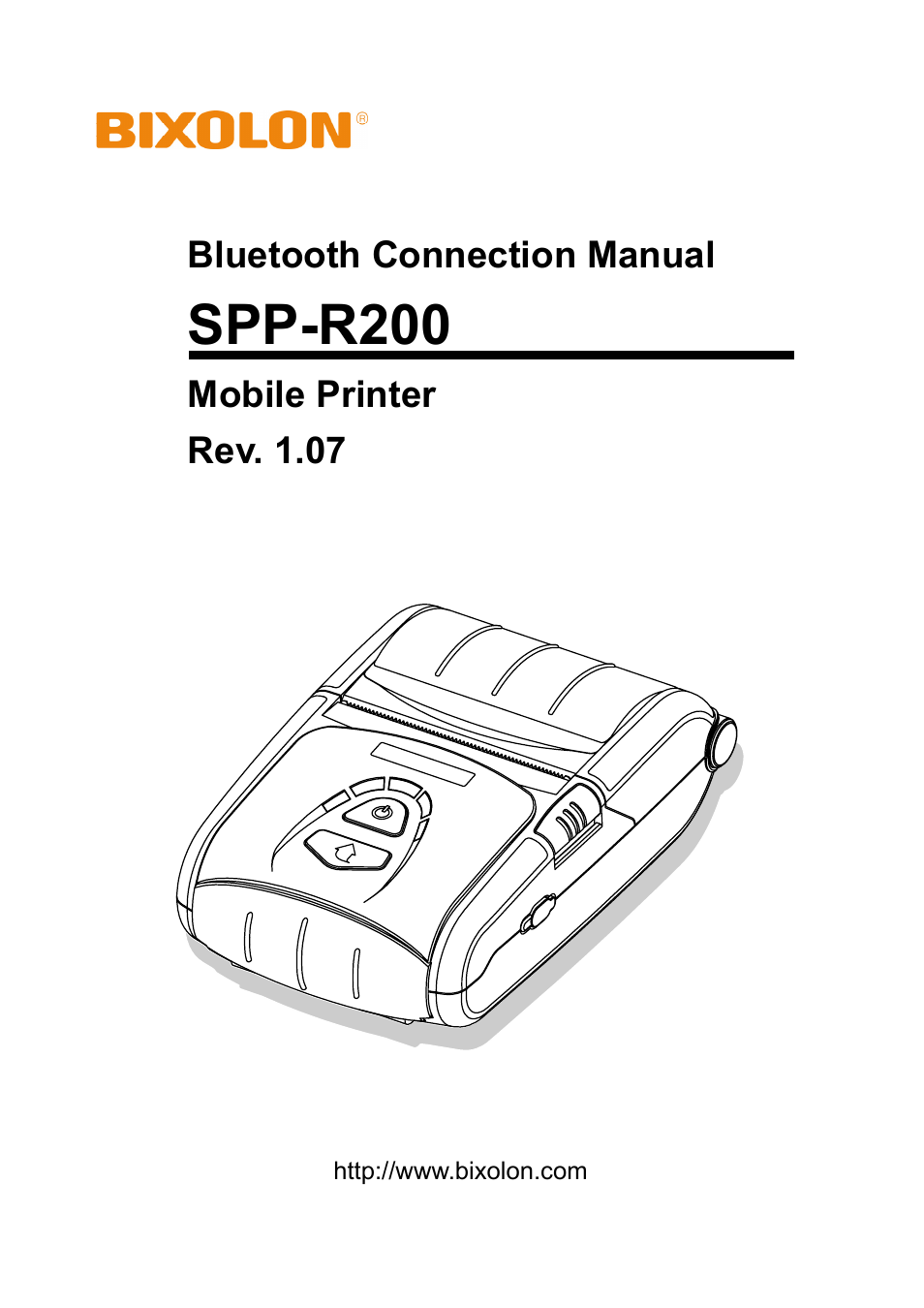 BIXOLON SPP-R200 User Manual | 38 pages