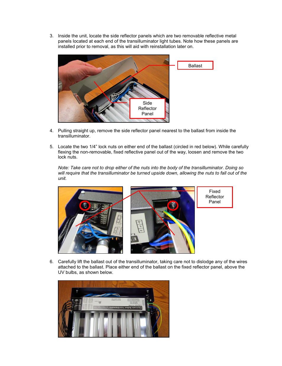 UVP TB-107  Transilluminator Ballast User Manual | Page 2 / 6