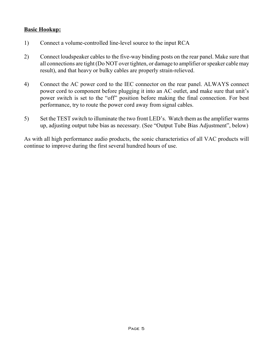 VAC Auricle Musicbloc User Manual | Page 5 / 10