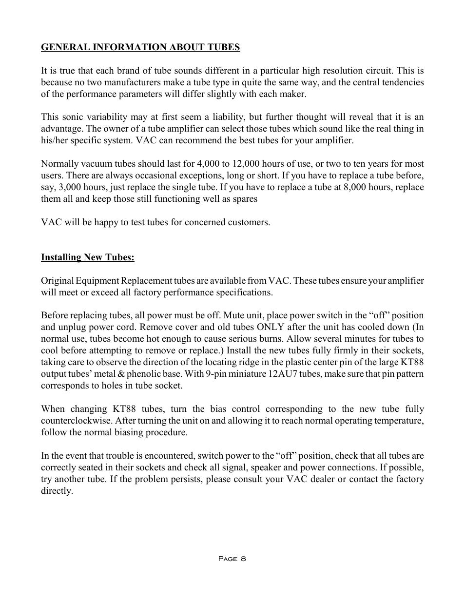 VAC Auricle Musicbloc User Manual | Page 8 / 10